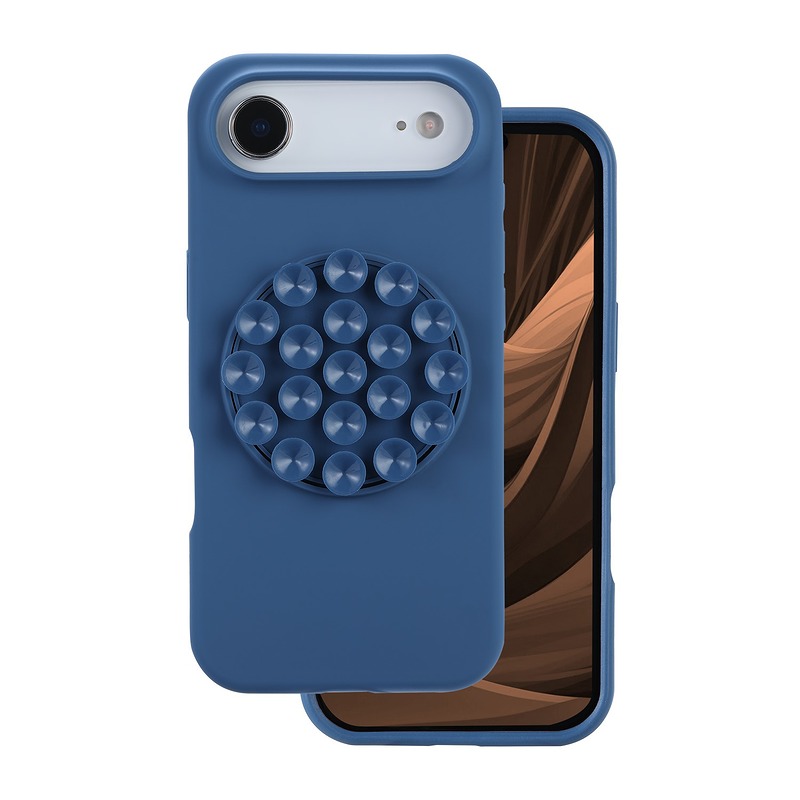 Silicone Stick case for iPhone 17 Air 6,6" blue