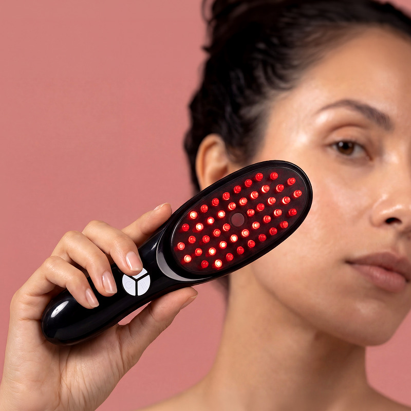 Marielle head massage brush with steam and light function MSMPS black - Billede 5
