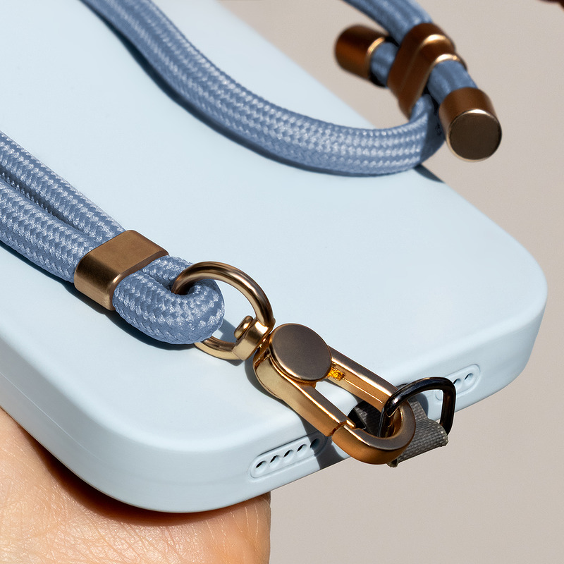 Universal phone strap Elegant light blue - Billede 3
