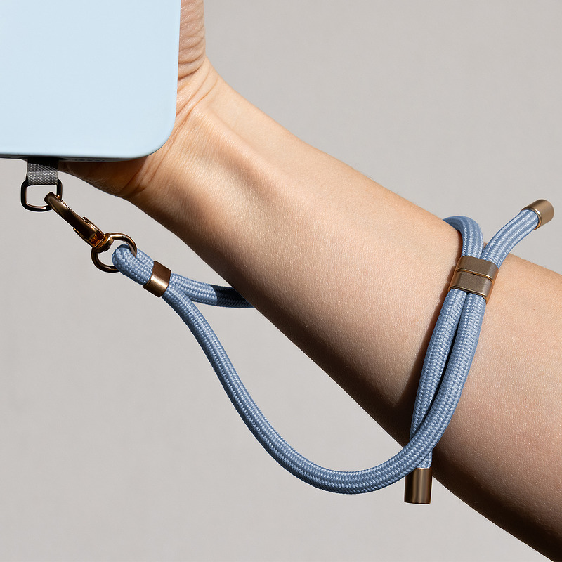 Universal phone strap Elegant light blue - Billede 5