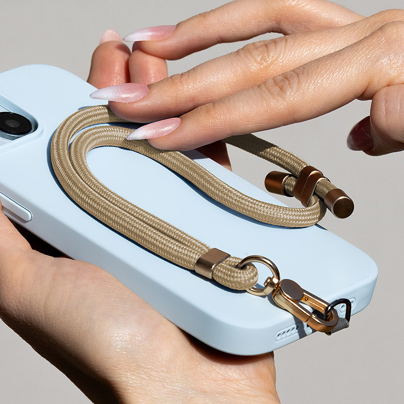 Universal phone strap Elegant gold - Billede 4