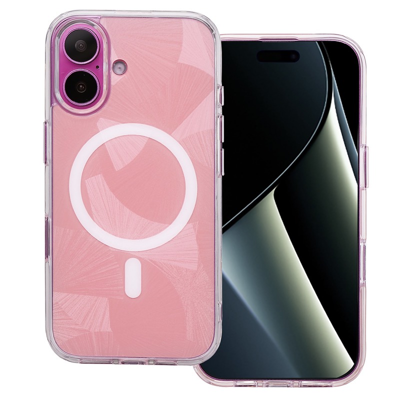 Flash Mag case for iPhone 16 6,1" pink