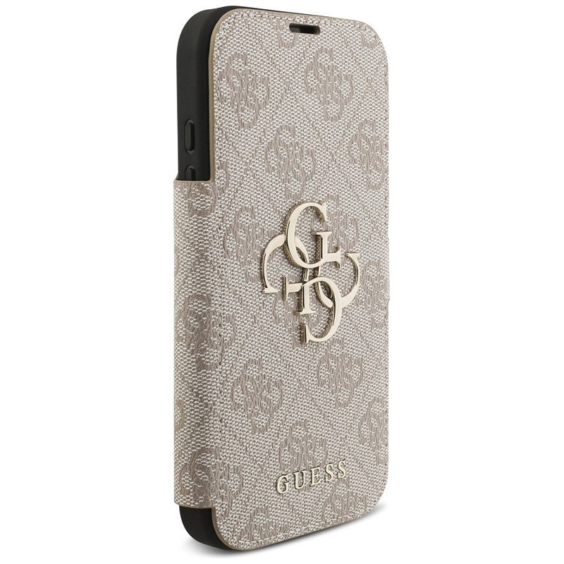 Guess Book 4G Metal Logo case for iPhone 17 Pro pink - Billede 4