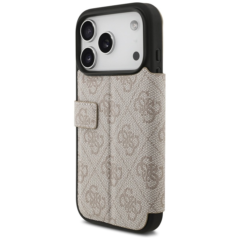 Guess Book 4G Metal Logo case for iPhone 17 Pro pink - Billede 5
