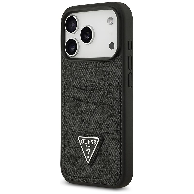 Guess 4G Double Card Triangle case for iPhone 17 Pro black - Billede 2