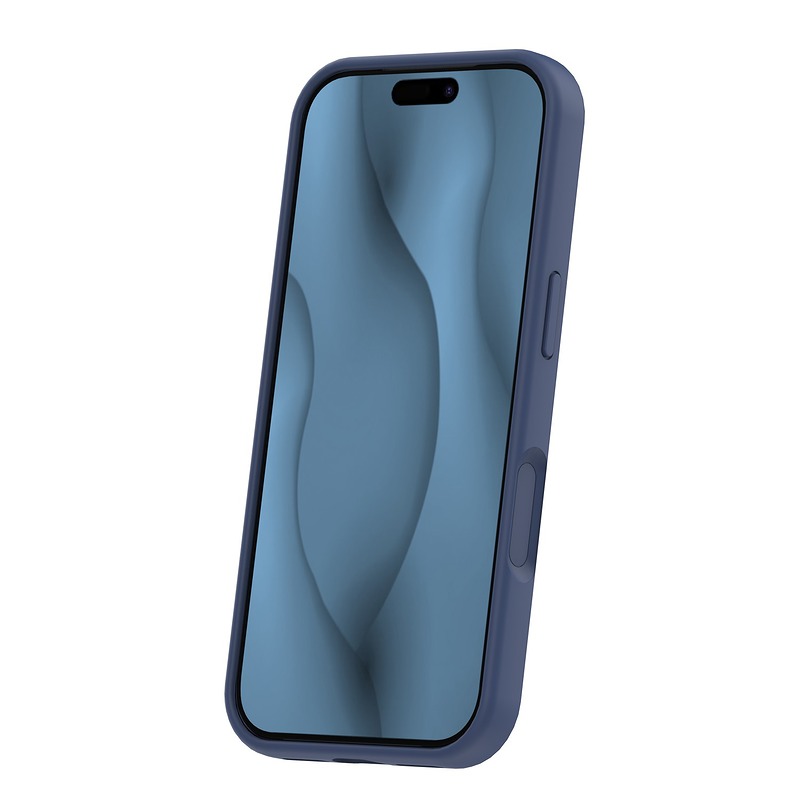 Silicone Thin Mag case for iPhone 17 Pro 6,3" dark blue - Billede 3