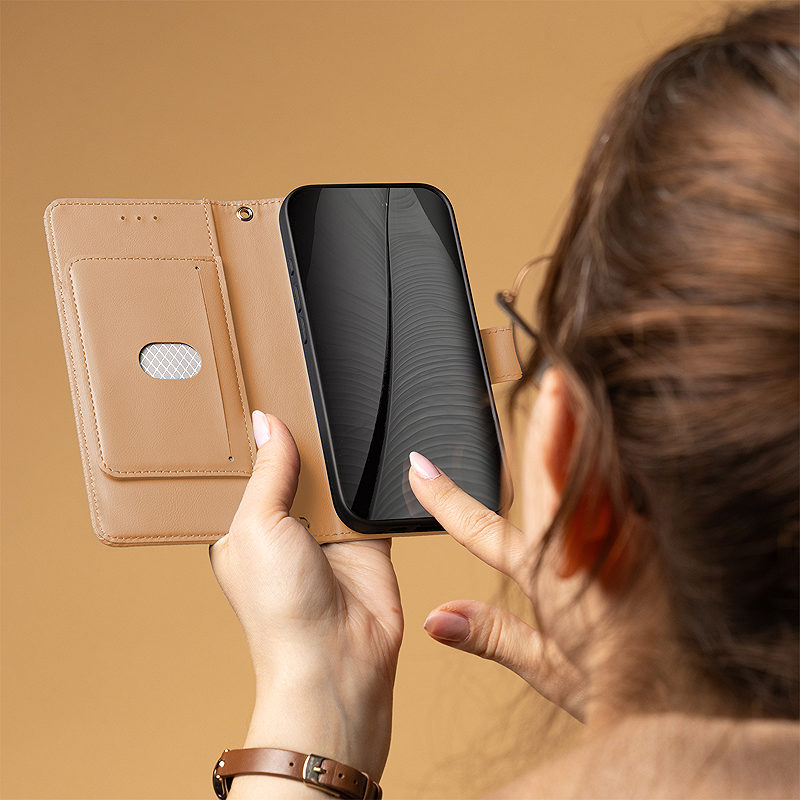 Smart Triangle case for Xiaomi Redmi 14C 4G/ 14C 5G / Redmi A4 / POCO C75 brown - Billede 5