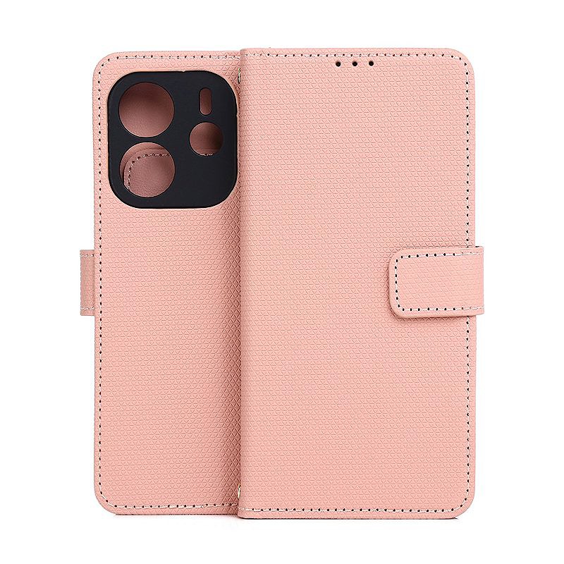 Smart Triangle case for Xiaomi Redmi Note 14 4G (Global) (164.84 x 78.15 x 8.16 mm) pink