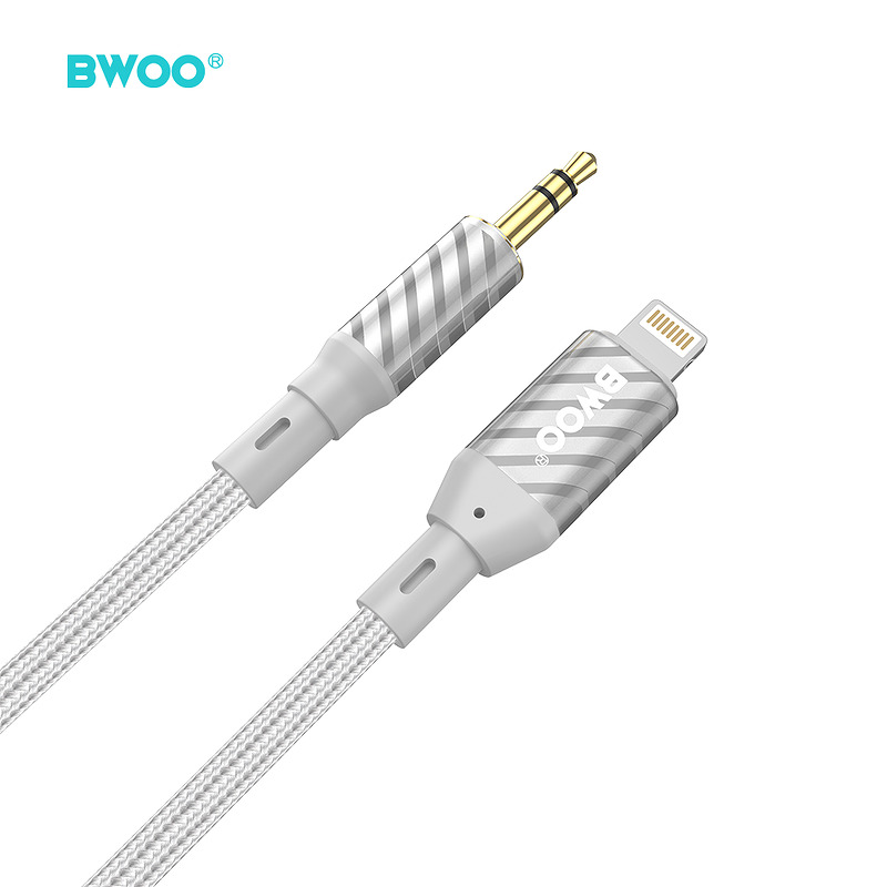 BWOO AUX Cable Lightning to 3.5mm Jack audio AUX073 - Billede 3