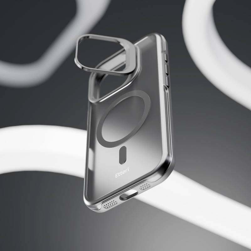 Etteri Morning Fog case for iPhone 16 6,1" black - Billede 4