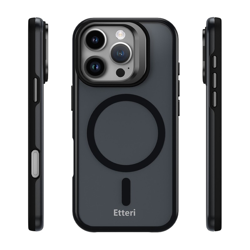 Etteri Morning Fog case for iPhone 16 Pro Max 6,9" black - Billede 3