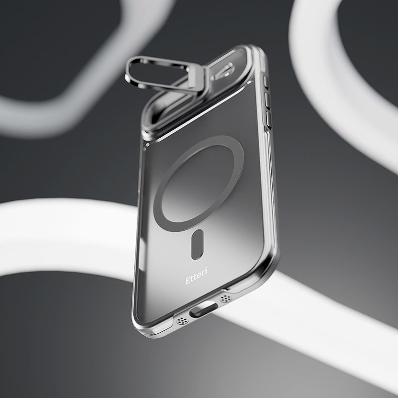 Etteri Morning Fog case for iPhone 17 Air 6,6" black - Billede 4