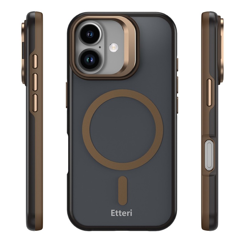 Etteri Morning Fog case for iPhone 17 6,3" brown - Billede 3