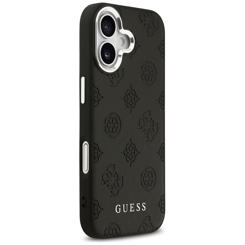 Guess Peony Hot Stamp Script MagSafe case for iPhone 17 black - Billede 4