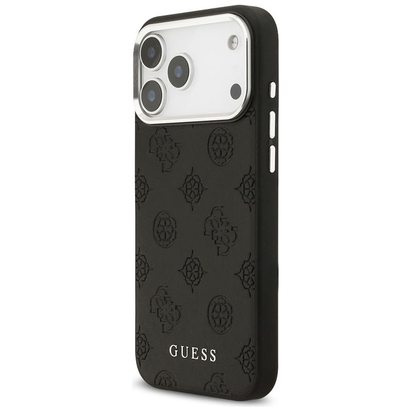 Guess Peony Hot Stamp Script MagSafe case for iPhone 17 Pro Max black - Billede 2