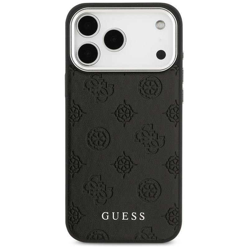 Guess Peony Hot Stamp Script MagSafe case for iPhone 17 Pro Max black - Billede 3