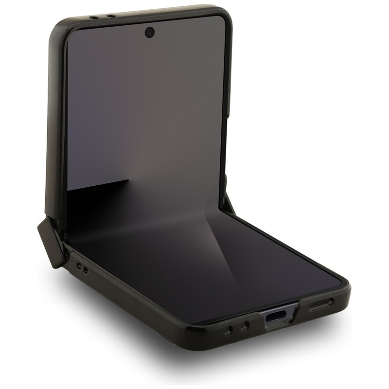 Karl Lagerfeld Saffiano Karl&Choupette Pin case for Samsung Galaxy Z Flip7 black - Billede 4