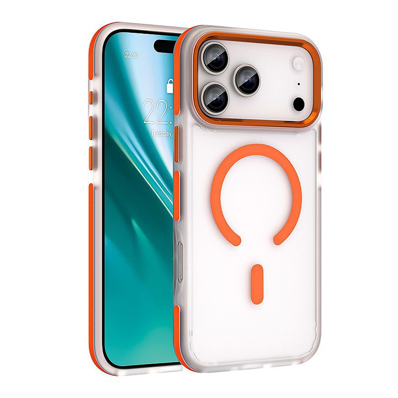 Etteri Icy Mag case for iPhone 16 Pro 6,3" orange