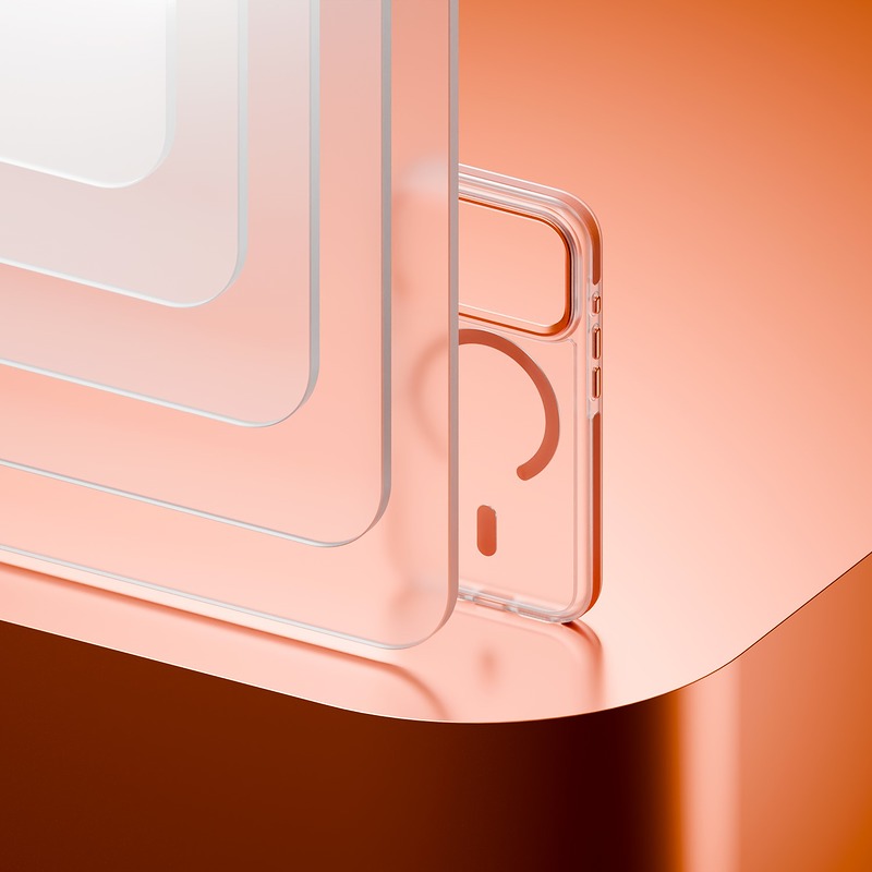 Etteri Icy Mag case for iPhone 16 Pro 6,3" orange - Billede 5