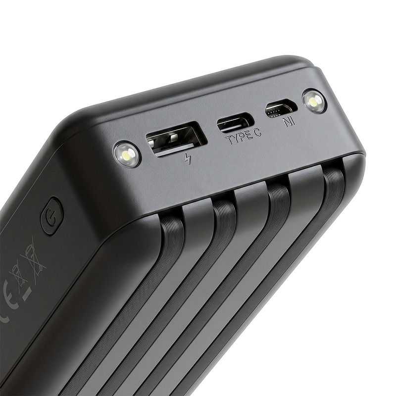Setty solar power bank SLR-120 20000 mAh black - Billede 3