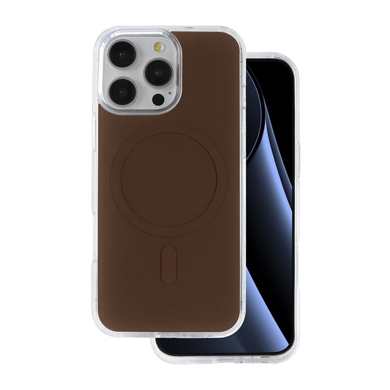 Lowkey Mag for iPhone 15 Pro 6,1" brown