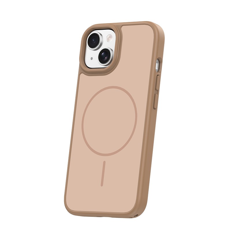 Frame Thin Mag case for iPhone 14 6,1" brown - Billede 2