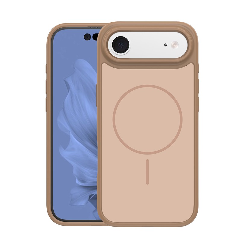 Frame Thin Mag case for iPhone 17 Air 6,6" brown