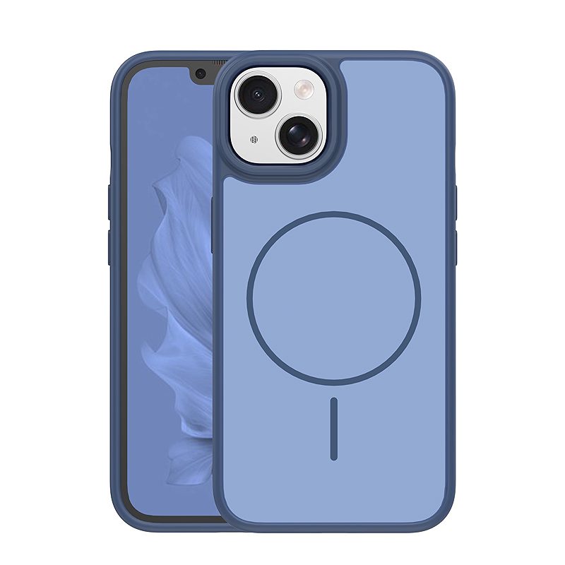 Frame Thin Mag case for iPhone 13 6,1" dark blue