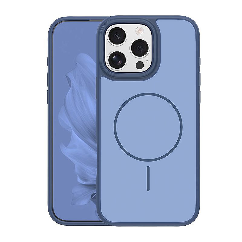 Frame Thin Mag case for iPhone 16 Pro 6,3" dark blue