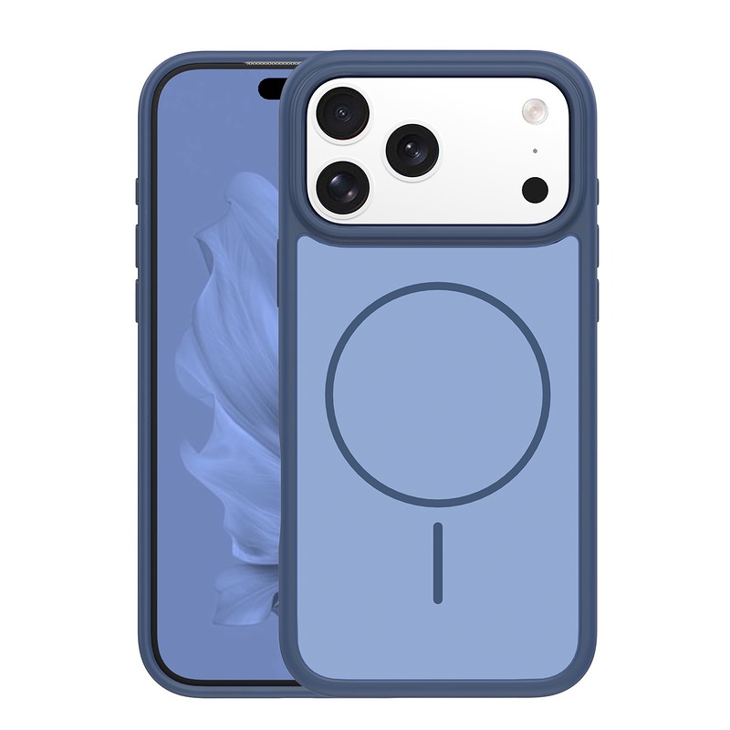 Frame Thin Mag case for iPhone 17 Pro Max 6,9" / 18 Pro Max 6,9" dark blue