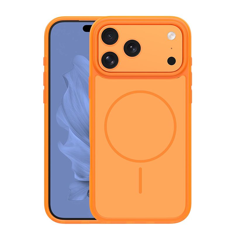 Frame Thin Mag case for iPhone 17 Pro 6,3" / 18 Pro 6,3" orange