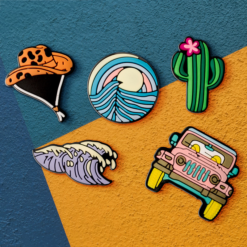 3D Sticker Summer 5pcs set - Billede 2