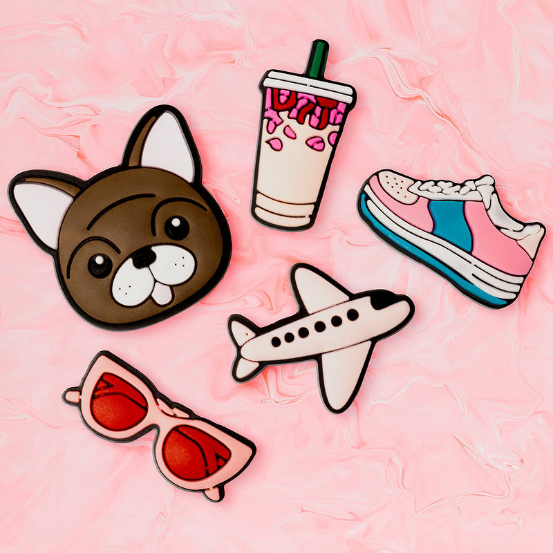 3D Sticker Pink 5pcs set - Billede 2
