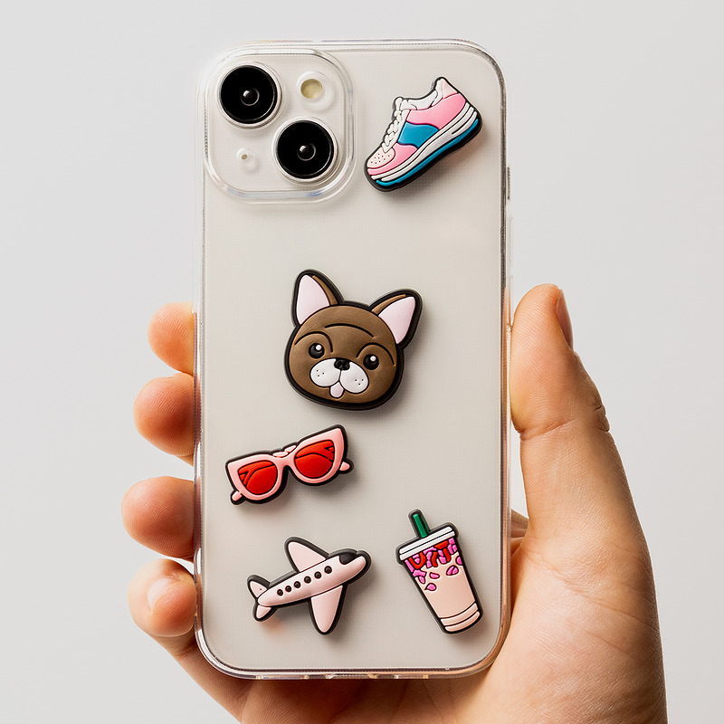 3D Sticker Pink 5pcs set - Billede 3