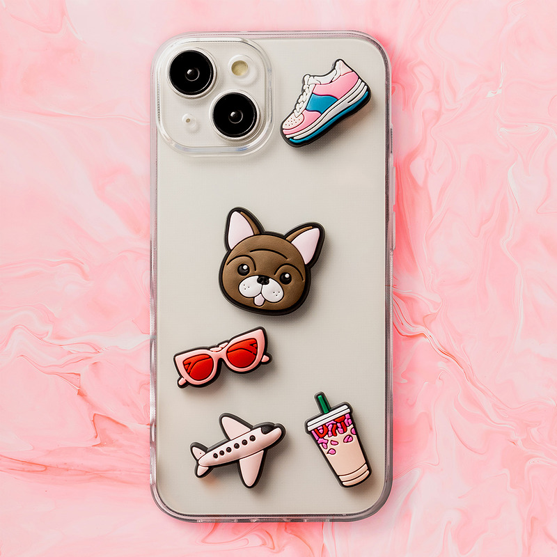 3D Sticker Pink 5pcs set - Billede 4