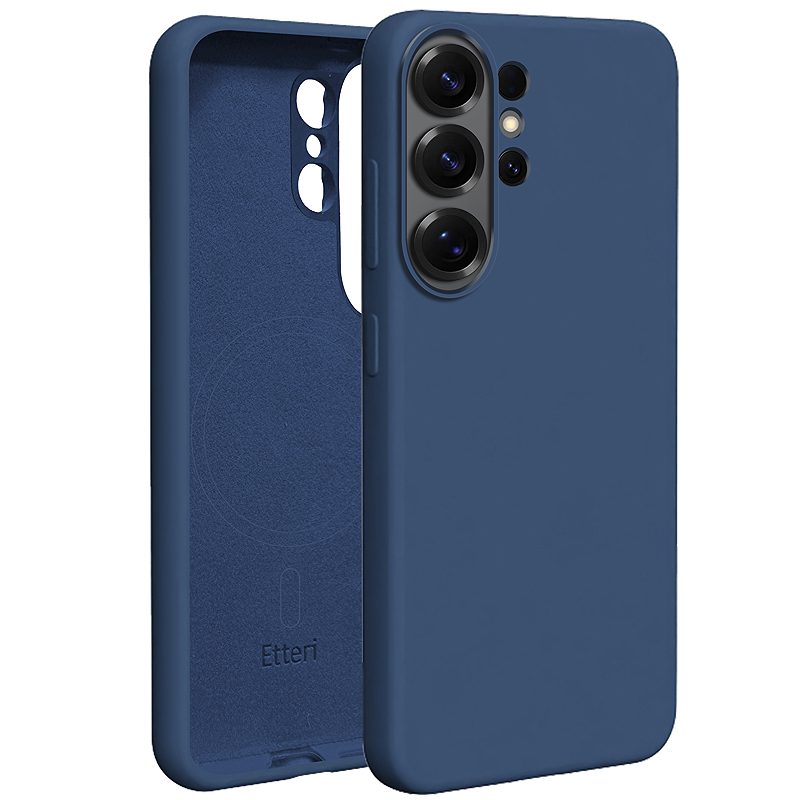Etteri Silicone Mag case for Samsung Galaxy S26 Ultra dark blue