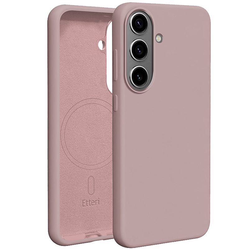 Etteri Silicone Mag case for Samsung Galaxy S26 light pink