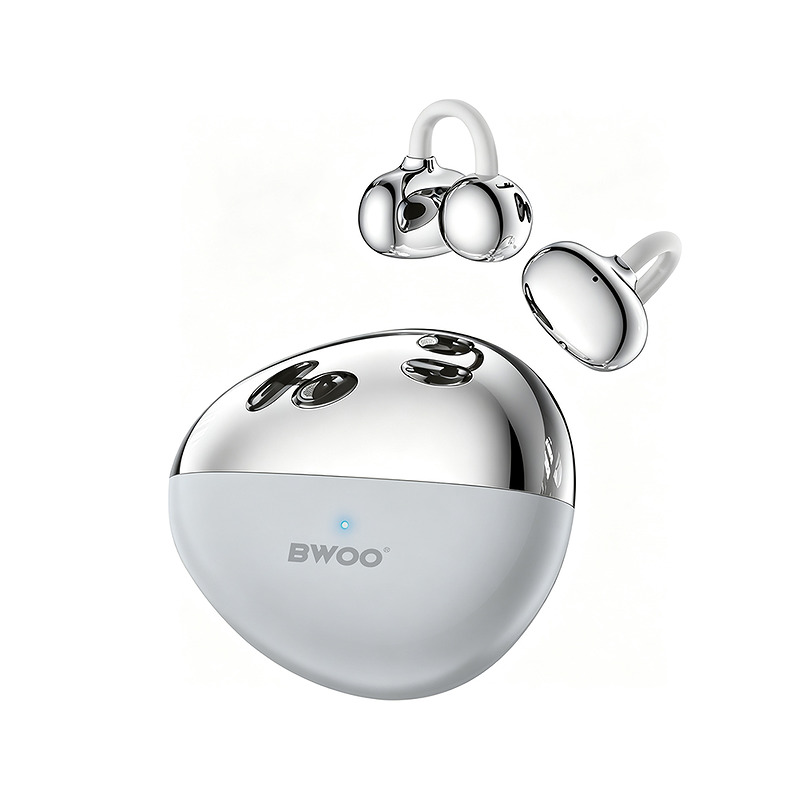 BWOO Wireless Headphone TWS BO-BW99WH BT 5.4 grey - Billede 3