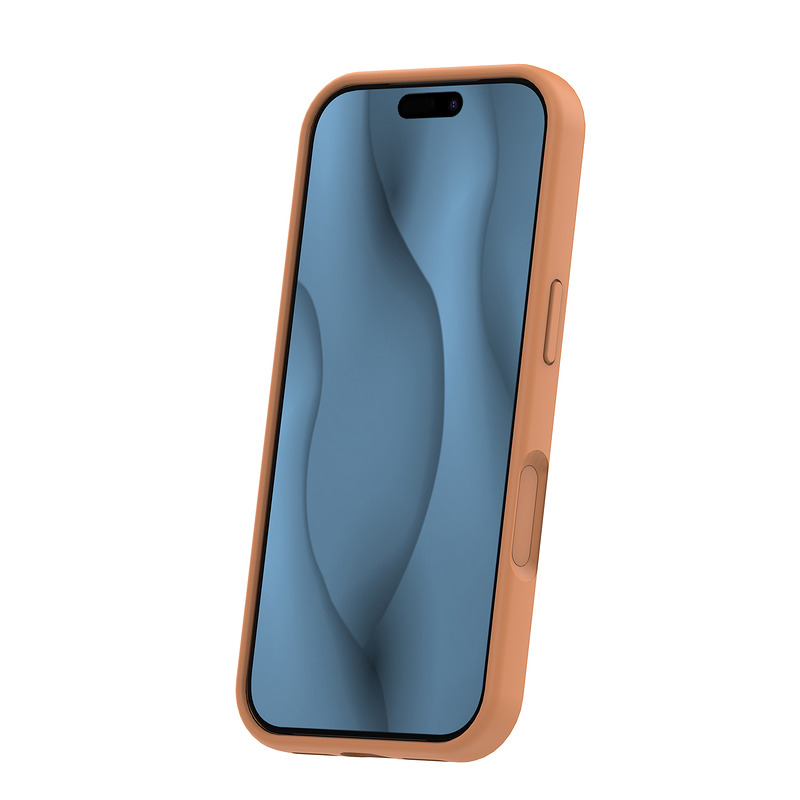 Silicone Thin Mag case for iPhone 16 6,1" caramel - Billede 3