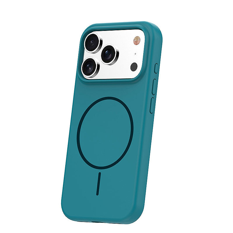 Silicone Thin Mag case for iPhone 14 6,1" turquoise - Billede 2