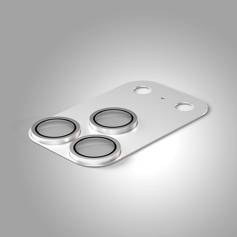 Etteri full camera lens guard for iPhone 17 Pro Max silver - Billede 4