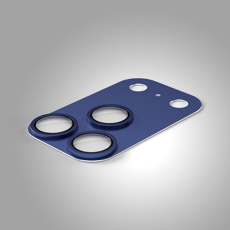 Etteri full camera lens guard for iPhone 17 Pro blue - Billede 4