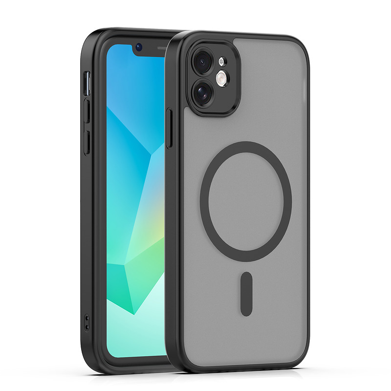 Mag Matt case for iPhone 11 black camera protection