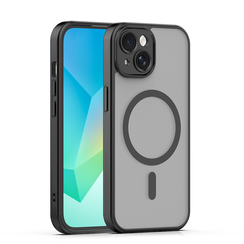 Mag Matt case for iPhone 13 6,1" black camera protection