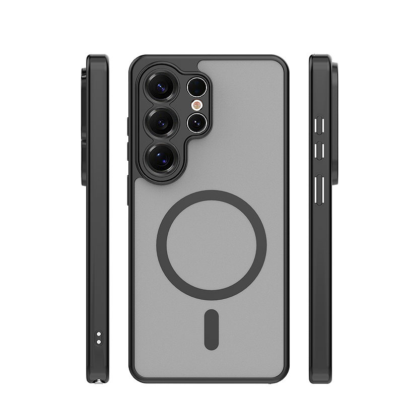 Mag Matt case for Samsung Galaxy S25 Ultra black big hole - Billede 2
