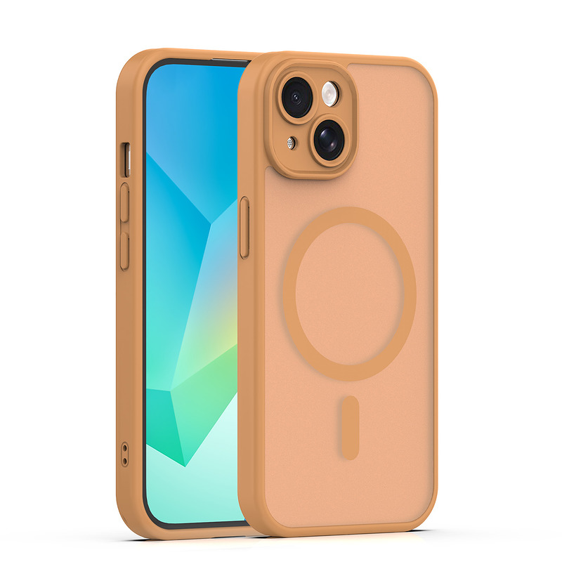 Mag Matt case for iPhone 13 6,1" brown camera protection