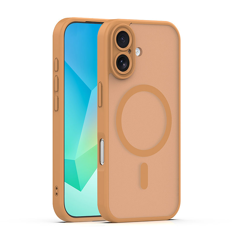 Mag Matt case for iPhone 17 6,3" / 18 6,3" brown camera protection