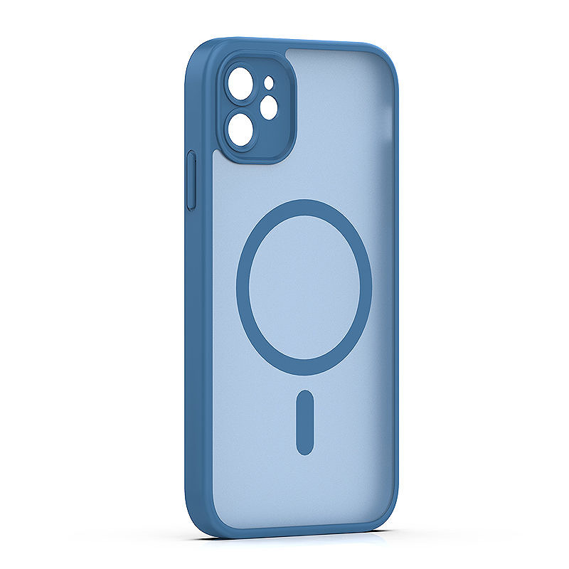 Mag Matt case for iPhone 11 dark blue camera protection - Billede 2