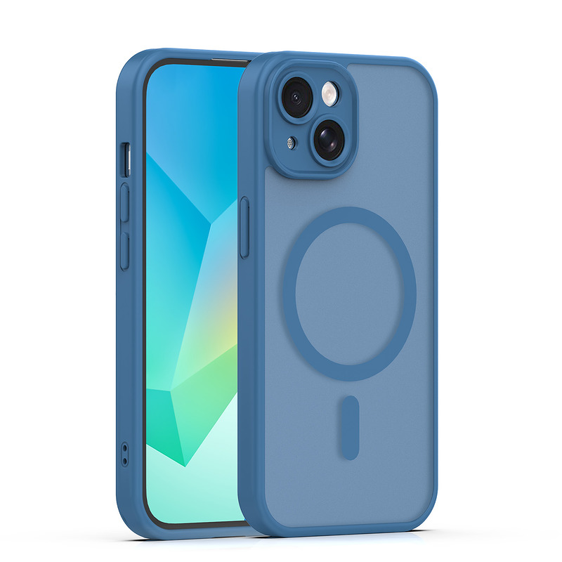 Mag Matt case for iPhone 13 6,1" dark blue camera protection