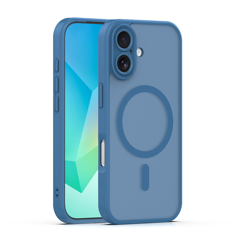 Mag Matt case for iPhone 17 6,3" / 18 6,3" dark blue camera protection